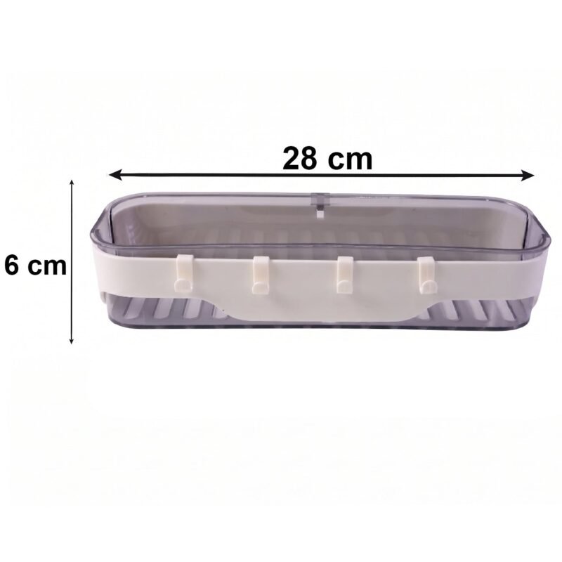 Bathroom Wall Shelf � Space-Saving with Hooks & Modern Design