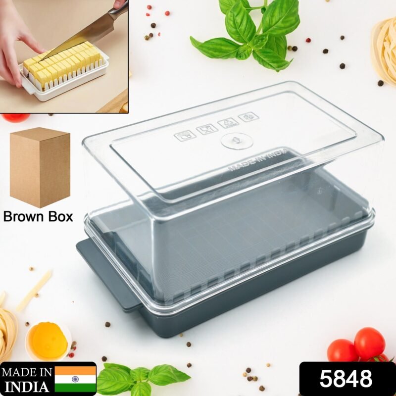 Butter Slicer Box – Transparent Storage & Cutter | Organivo