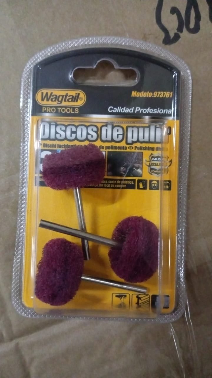 Abrasive Buffing Wheel Set � For Rust Removal & Polishing