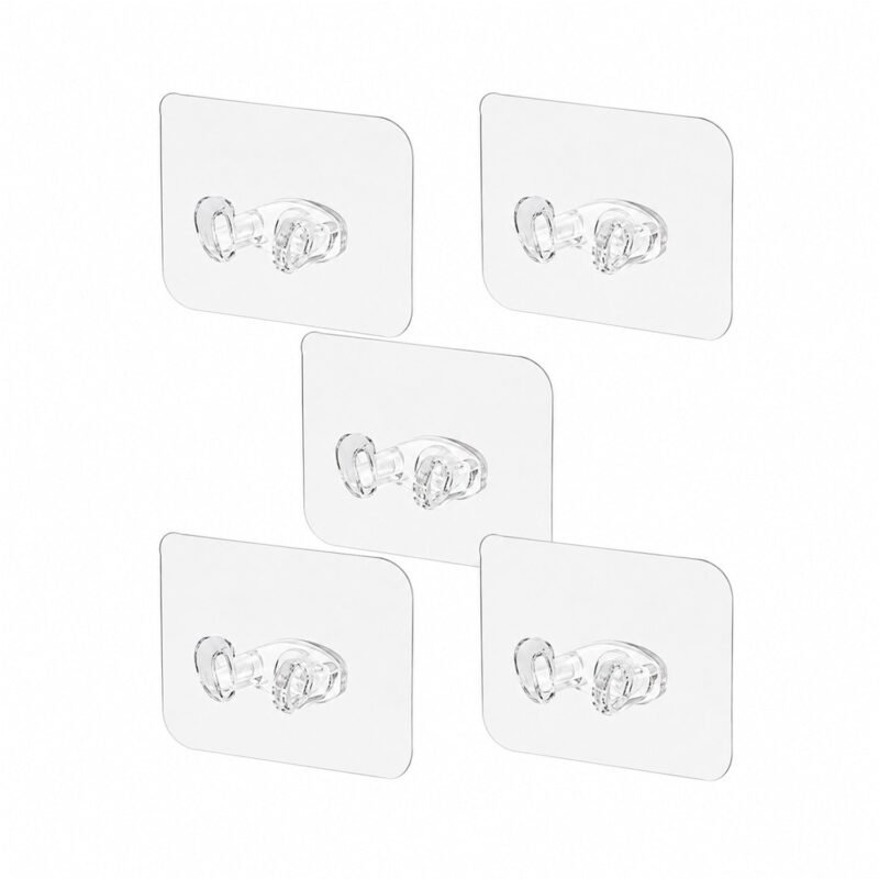 Adhesive Wall Hooks � Strong Hold & No Damage Walls