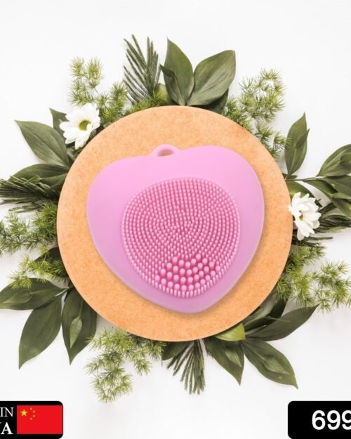 Silicone Face Wash Brush – Heart-Shaped Deep Cleansing | Glimmerly