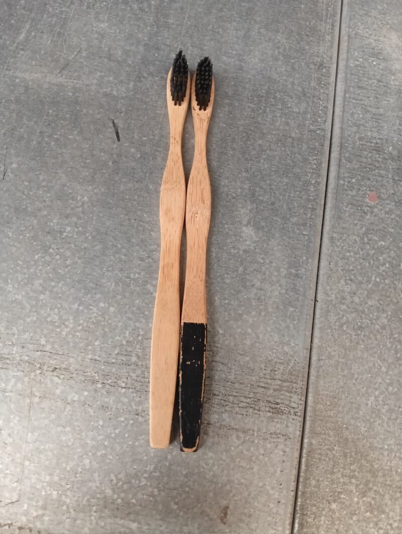 Bamboo Toothbrush – Eco-Friendly & Soft Charcoal Bristles