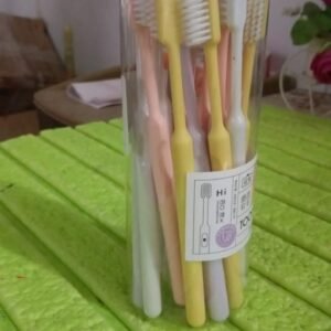Soft Plastic Toothbrush Set – 20 Pcs with Travel Box | BrushedUp