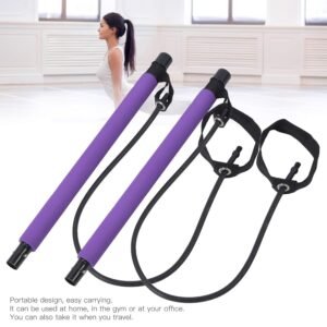 Pilates Bar with Resistance Bands � Full-Body Home Workout Kit