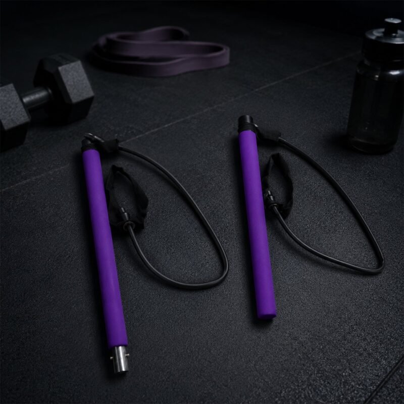 Pilates Bar with Resistance Bands � Full-Body Home Workout Kit