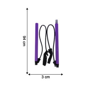 Pilates Bar with Resistance Bands � Full-Body Home Workout Kit