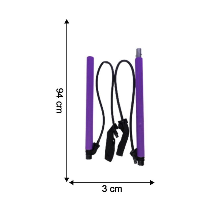 Pilates Bar with Resistance Bands � Full-Body Home Workout Kit