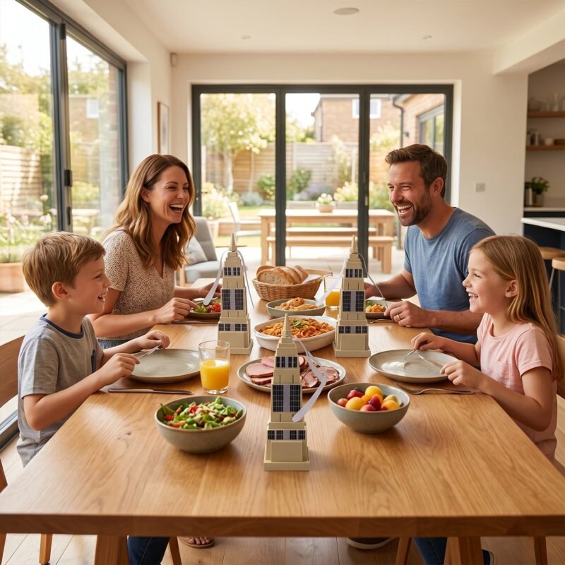 Fly Repeller - Tabletop Food Protection Fan for Pest-Free Dining
