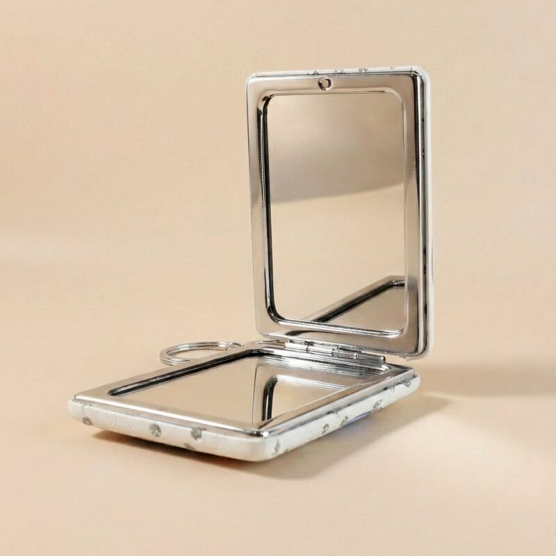 foldable-compact-hand-mirror-02.jpg Foldable Mirror Keychain – Compact, Cute Elephant Design