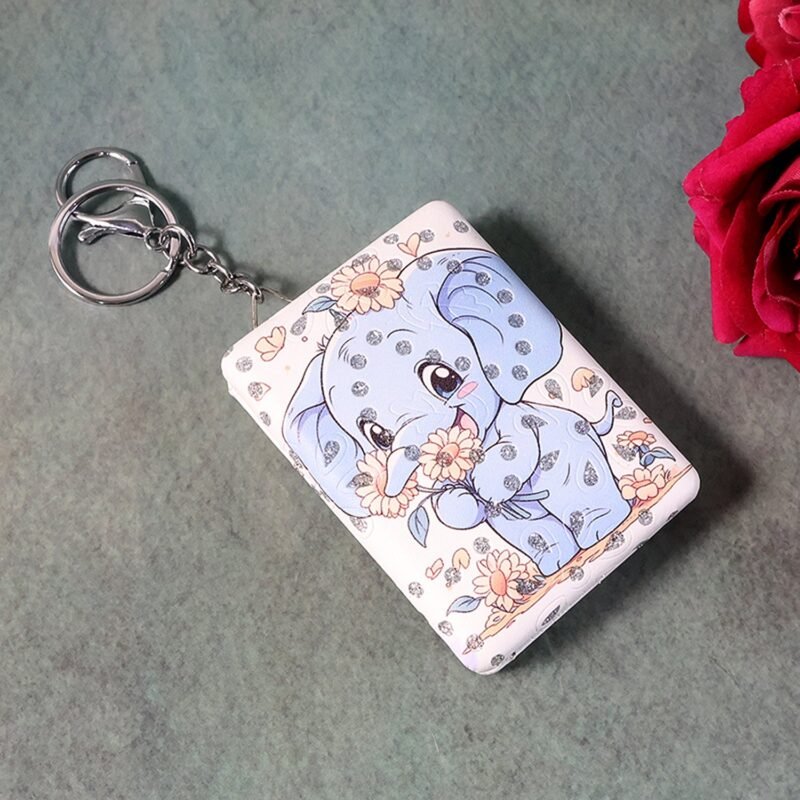 foldable-compact-hand-mirror-03.jpg Foldable Mirror Keychain – Compact, Cute Elephant Design