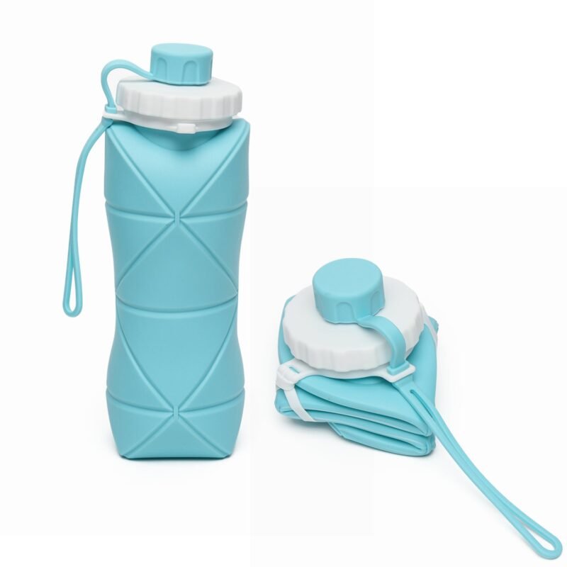 foldable-water-bottle-05.jpg 600ml Collapsible Silicone Water Bottle – Foldable & Leakproof