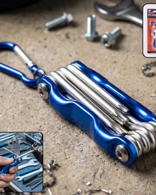 8-in-1 Portable Cycling Repair Tool Kit � Compact & Durable