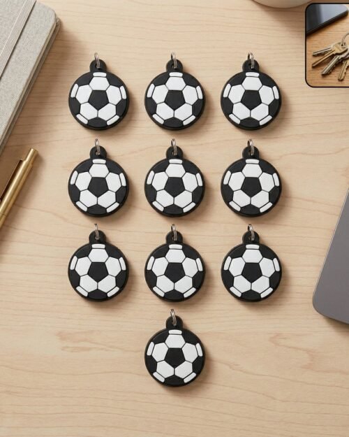 Football Keychain Set – Stylish Sports Gift for Fans