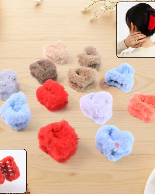 hair-clips-01_4c6641f3-f784-4e0f-b514-f257dc566c4d.jpg Small Hair Claw Clips – Plush Non-Slip Hair Accessories Set