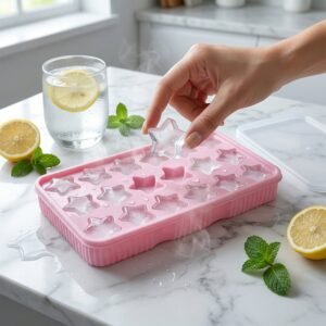 icetray04_c0849e78-c5f2-476a-9bae-8b086498b4d6.jpg Star Shape Ice Cube Tray with Lid – Creative & Multipurpose