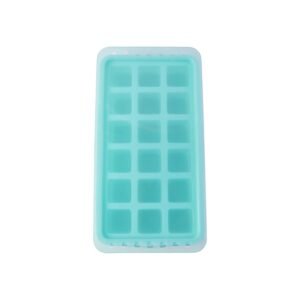 Ice Cube Tray � Leak-Proof with 18-Grid Silicone Design