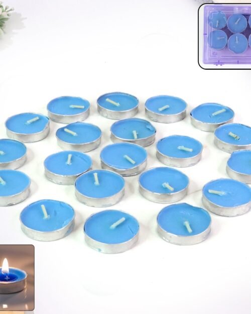 Tea Light Candles Set – 20 Multicolor Flameless Candles