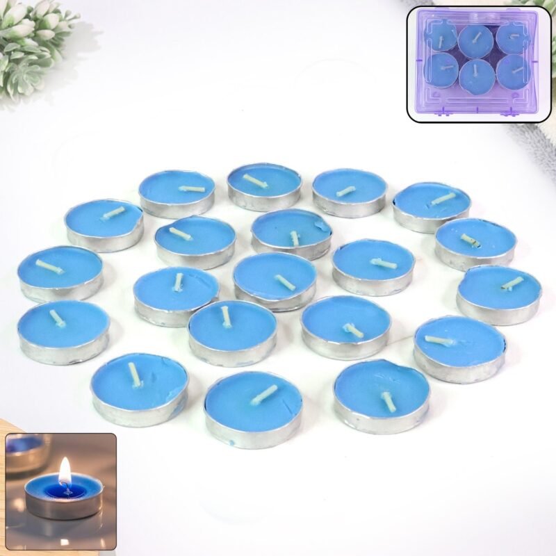 Tea Light Candles Set – 20 Multicolor Flameless Candles