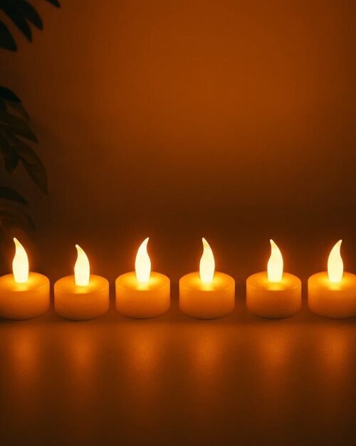 LED Flameless Candle Set – 6 Piece Warm Flickering Lights
