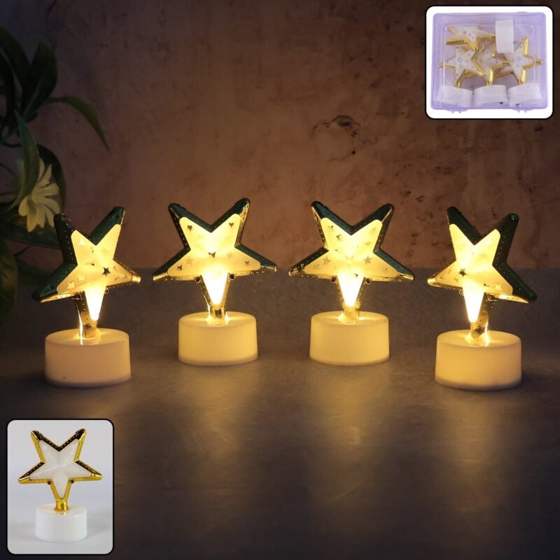 image_1.jpg Star Shaped Flameless LED Candles – Set of 4 for Home Decor