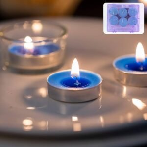 Tea Light Candles Set – 20 Multicolor Flameless Candles