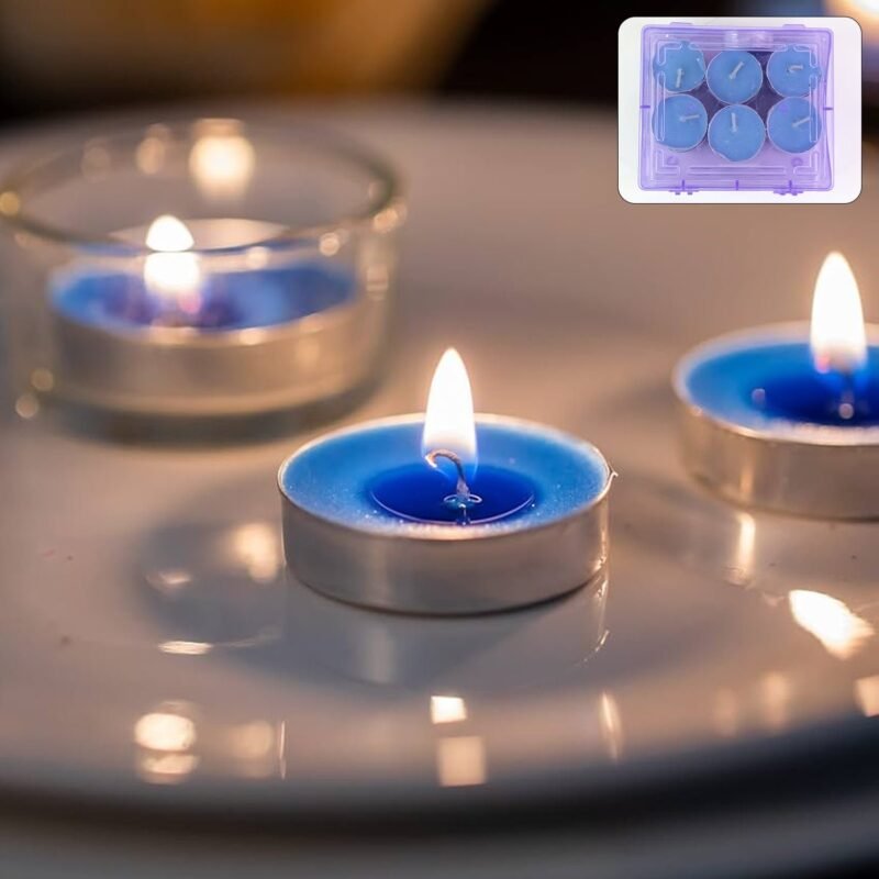 Tea Light Candles Set – 20 Multicolor Flameless Candles