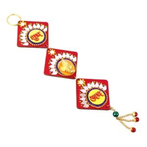 Traditional Labh Shubh Wall Hanging – Auspicious Festive Door Décor