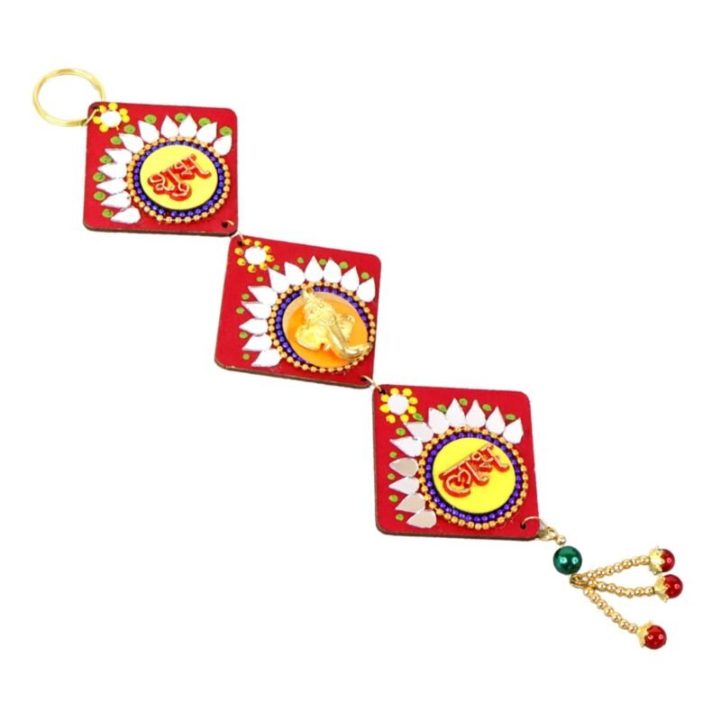 Traditional Labh Shubh Wall Hanging – Auspicious Festive Door Décor