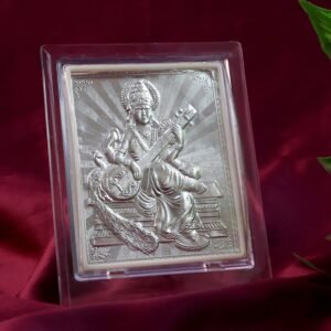 image_6-22.jpg Silver Saraswati Maa Photo Frame – Elegant Spiritual Decor