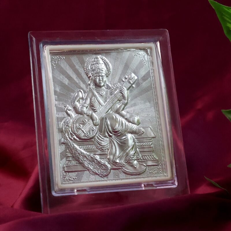 image_6-22.jpg Silver Saraswati Maa Photo Frame – Elegant Spiritual Decor