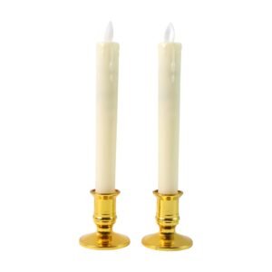 image_6-7.jpg LED Flameless Taper Candles – Set of 2 Realistic Flickering Lights