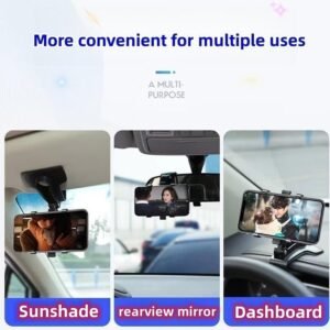 Universal Mobile Phone Holder – Secure Clip with 360° Rotation