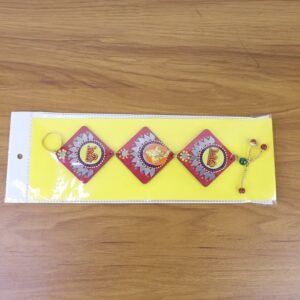 Traditional Labh Shubh Wall Hanging – Auspicious Festive Door Décor