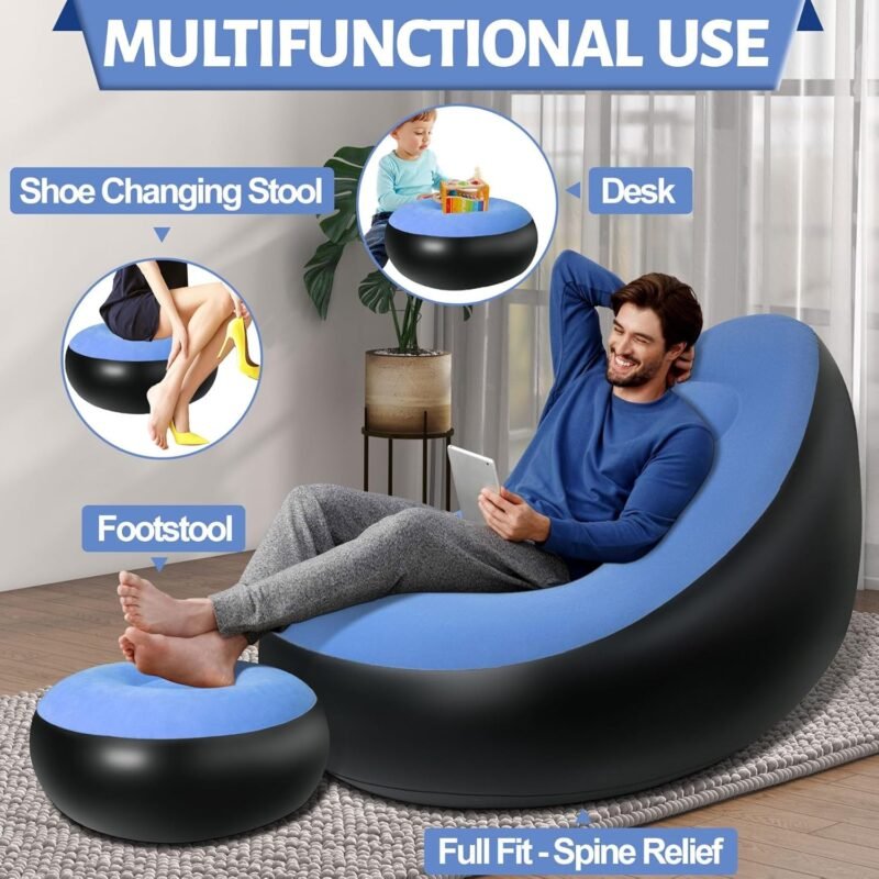 Inflatable Sofa Chair � Portable, Comfortable Indoor & Outdoor Seating