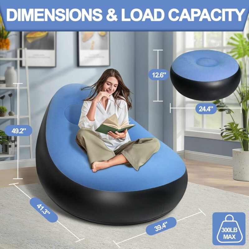 Inflatable Sofa Chair � Portable, Comfortable Indoor & Outdoor Seating