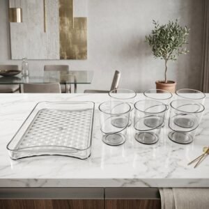 Glass Serving Set � Elegant & Multipurpose for Home Use