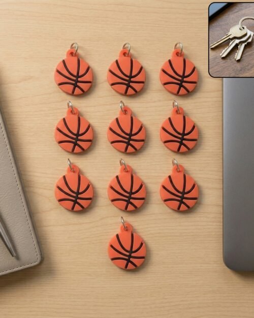 Basketball Keychain Set – Sporty and Stylish Accessories for Keys and Bags