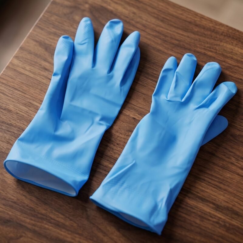 Waterproof Rubber Cleaning Gloves � Durable & Reusable Kitchen Gloves