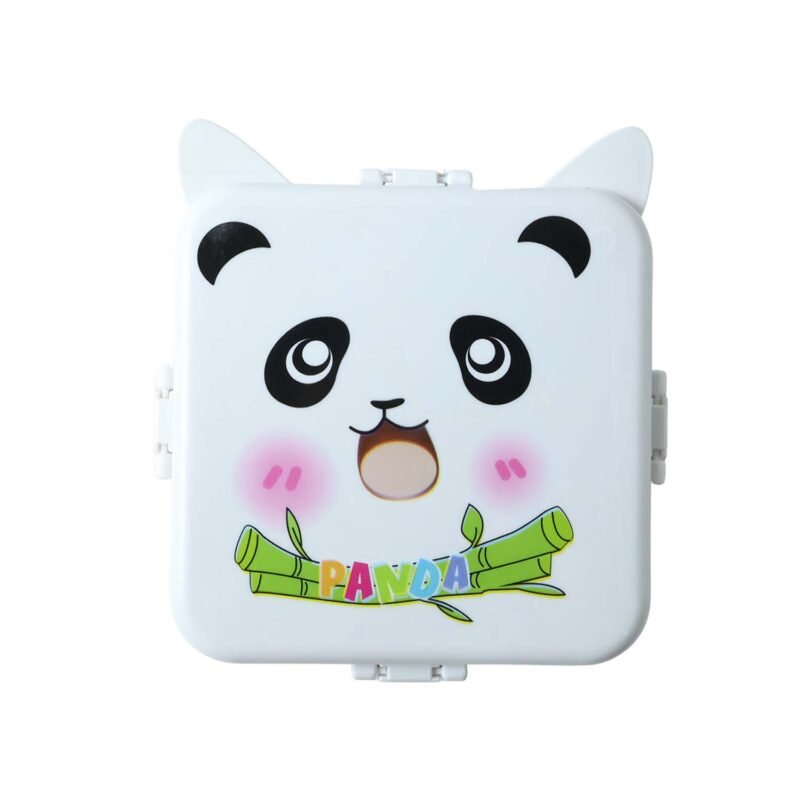 lunchbox6.jpg Kids Lunch Box with Compartments � Panda Design & Utensils for School & Travel