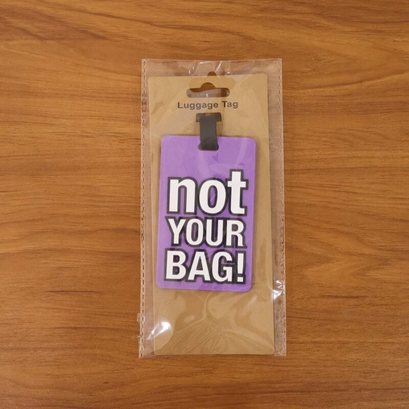 Luggage Tag – Bold ‘Not Your Bag’ for Quick Identification
