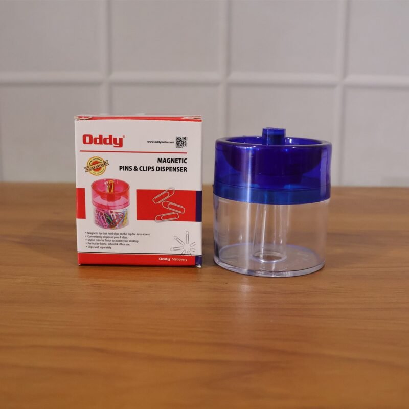 oddyclip7.jpg Magnetic Pin & Paper Clip Dispenser � Compact Desk Organizer for Office & Home