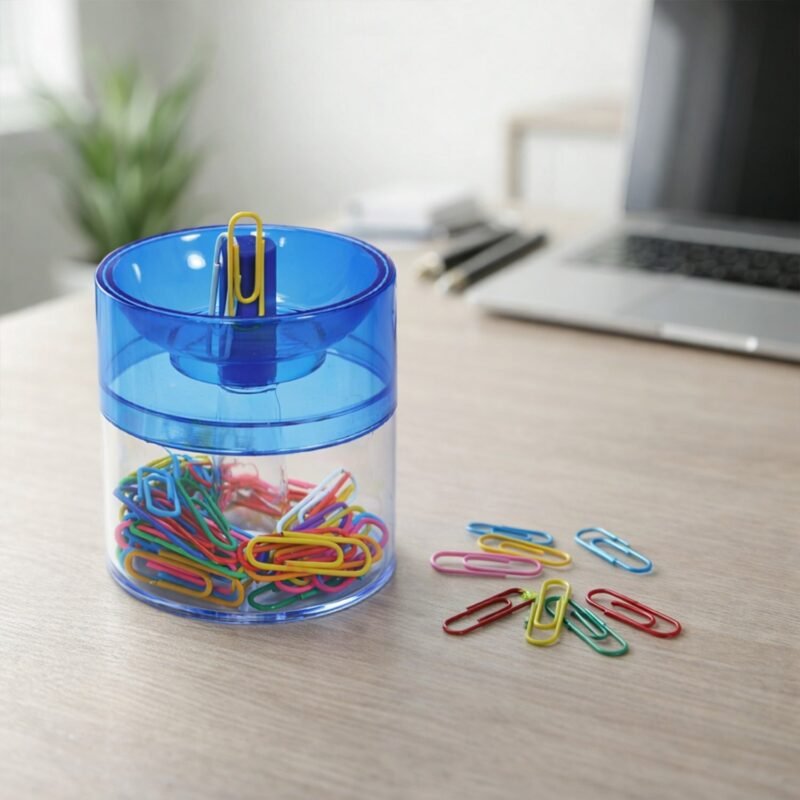 oddyclip8.jpg Magnetic Pin & Paper Clip Dispenser � Compact Desk Organizer for Office & Home