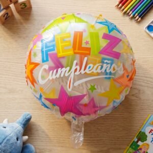 Colorful Feliz Cumplea�os Foil Balloon � Bright Birthday Decoration