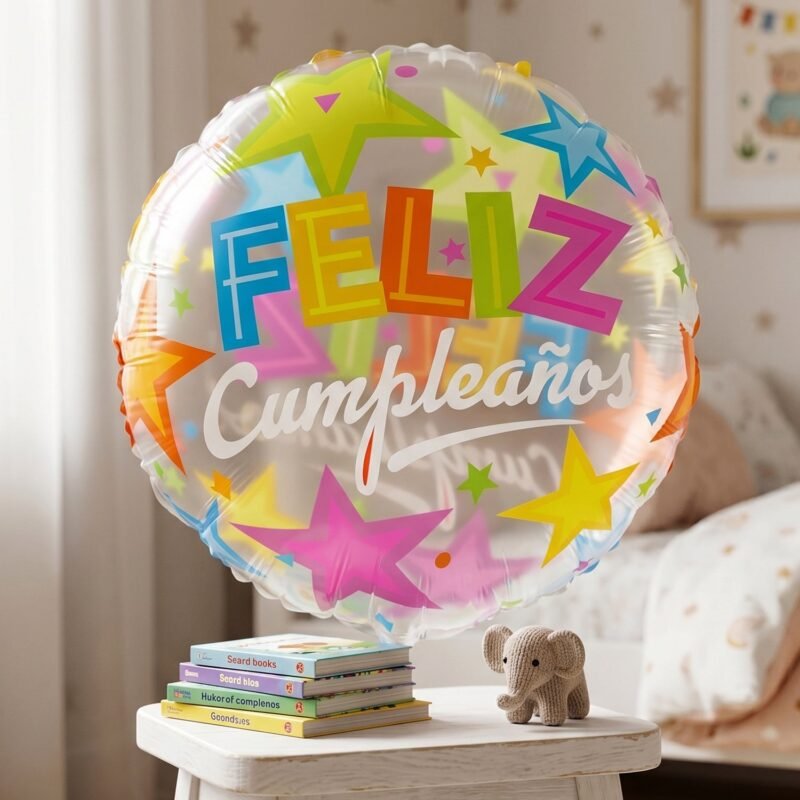 Colorful Feliz Cumplea�os Foil Balloon � Bright Birthday Decoration