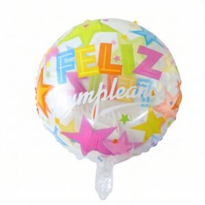 Colorful Feliz Cumplea�os Foil Balloon � Bright Birthday Decoration