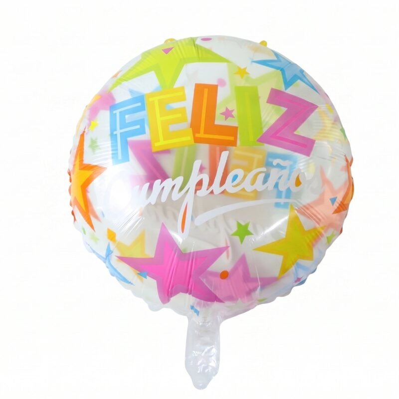 Colorful Feliz Cumplea�os Foil Balloon � Bright Birthday Decoration