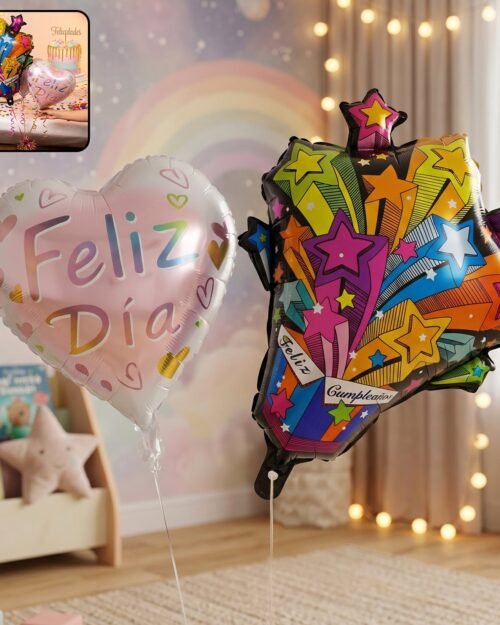Feliz Dia Celebration Foil Balloon � Vibrant Party Decor