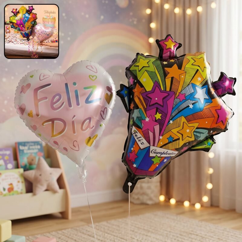 Feliz Dia Celebration Foil Balloon � Vibrant Party Decor