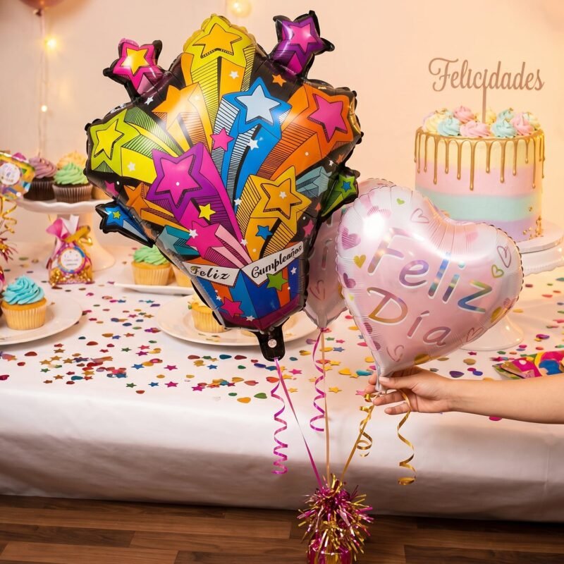 Feliz Dia Celebration Foil Balloon � Vibrant Party Decor