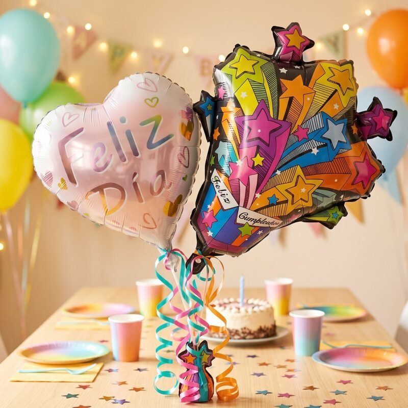 Feliz Dia Celebration Foil Balloon � Vibrant Party Decor